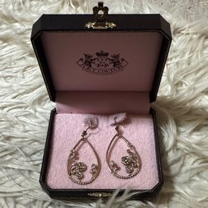 Juicy Couture Gold Teardrop Earrings
